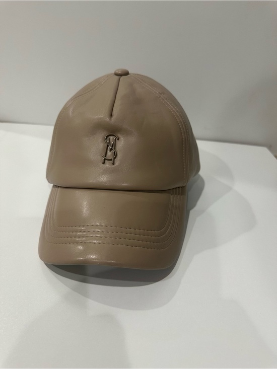 Saint Laurent Accessories - Steve Madden Faux Leather Baseball Cap Taupe Nude Adjustable Hat